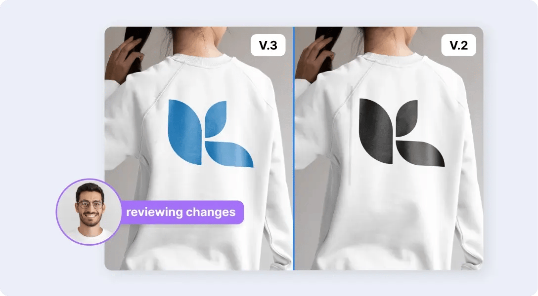 Audit trails for full accountability for custom apparel in Ziflow
