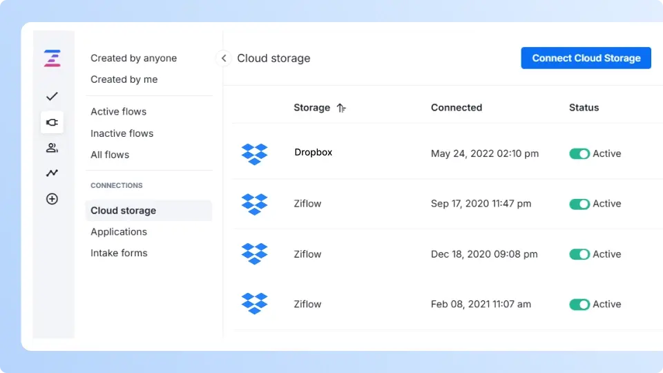 Automate what matters - Cloud Storage workflow in Ziflow-1