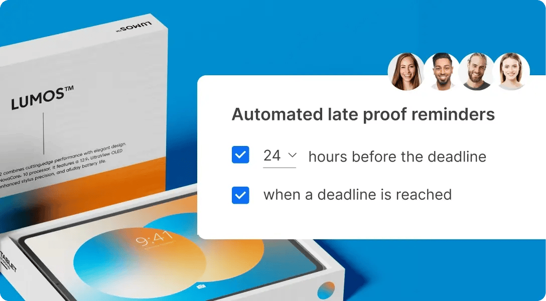 Automated late proof reminders - keep projects on track with Ziflow-2-1