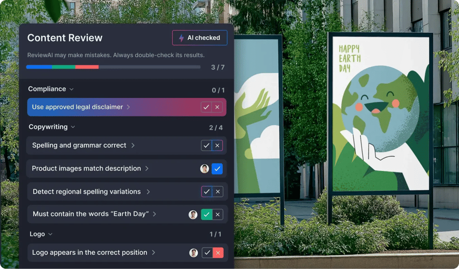 Catch errors before they cost you ReviewAI checklist feature of Ziflow for non profit organizations