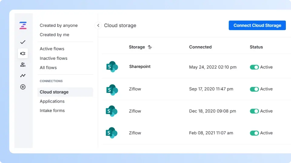 Create SharePoint folders ?for approved files in Ziflow