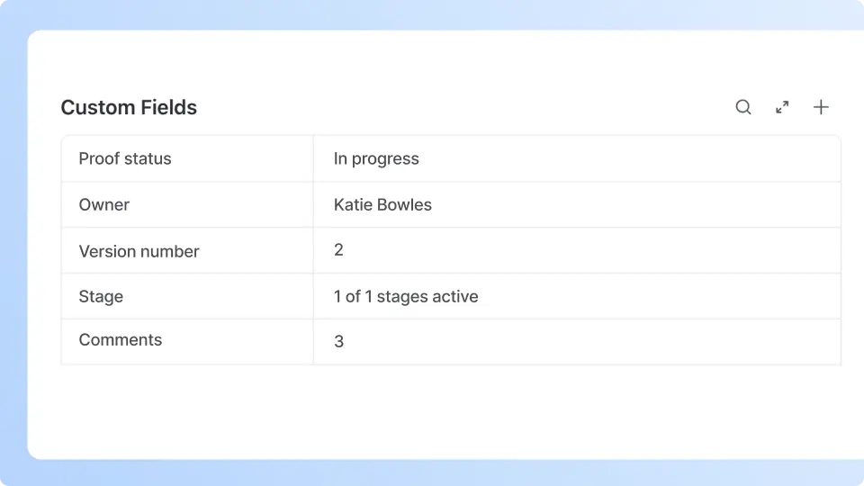 Create custom fields in Ziflow for Clickup integration-1