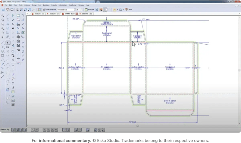 Esko Studio for professional packaging designers who need photorealistic visualizations