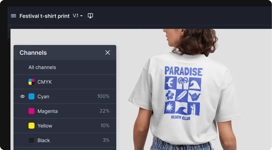 Fabric color accuracy and design precision in Ziflow color selection tool-1