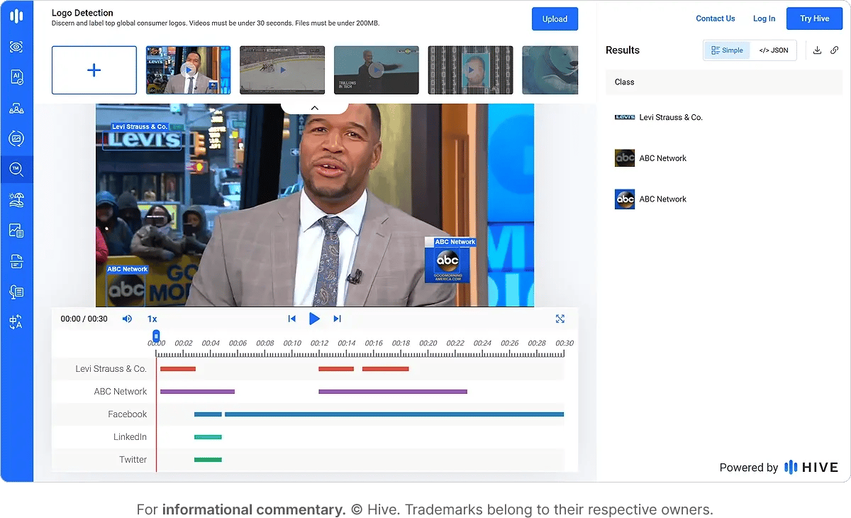 Hive tool for enterprises needing AI-powered content moderation