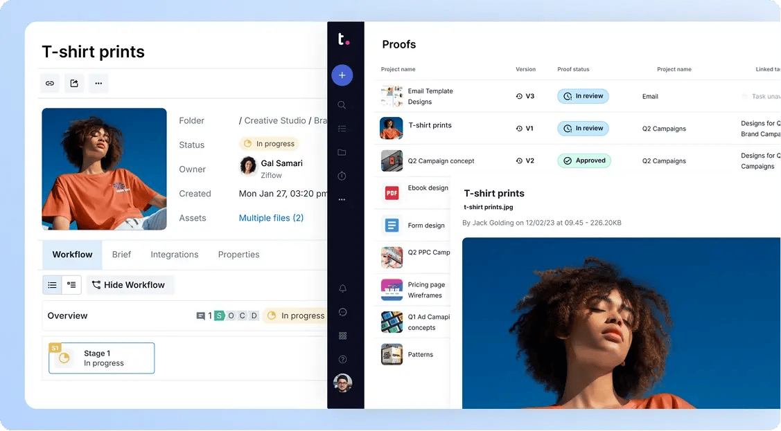 Lower overhead with automation of creating corresponding task in Teamwork