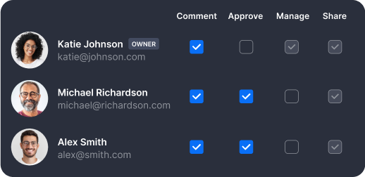 Marketing Teams - Controlled access and permissions in Ziflow Proof settings