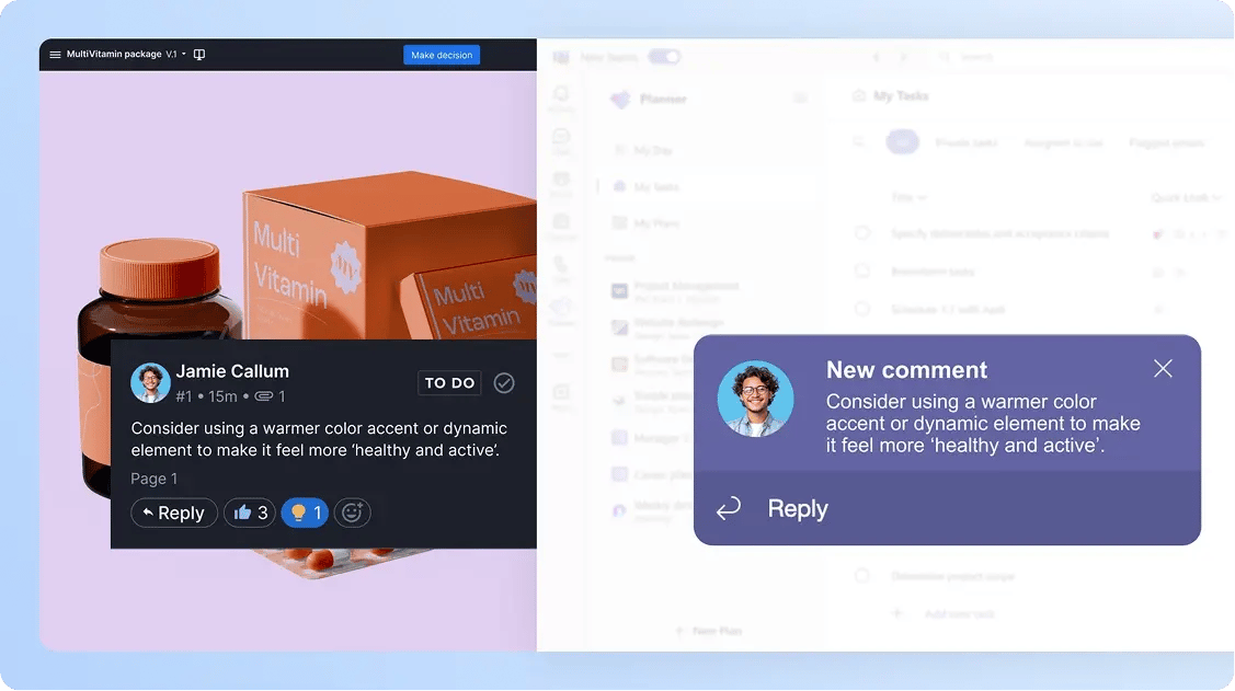 Never miss critical feedback - New comment notification in Microsoft Teams-1