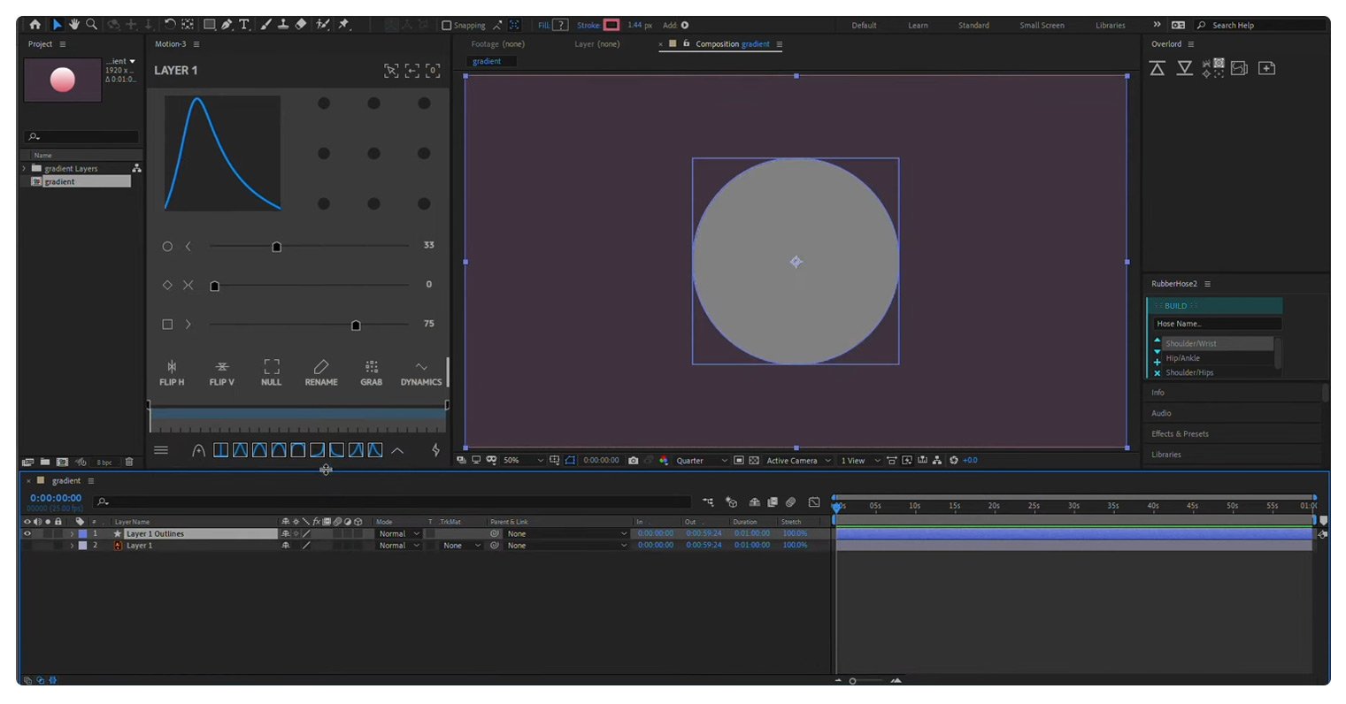 Overlord plugin for Adobe Illustrator and After Effects to seamless transfer of vector graphics into compositions