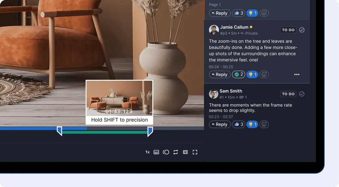Precised annotations for staged photography or real estates in Ziflow-1