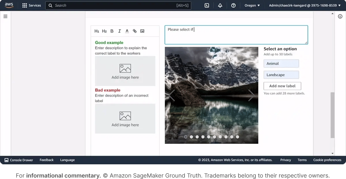 SageMaker Ground Truth tool for AWS users needing integrated data labeling with AI workflows