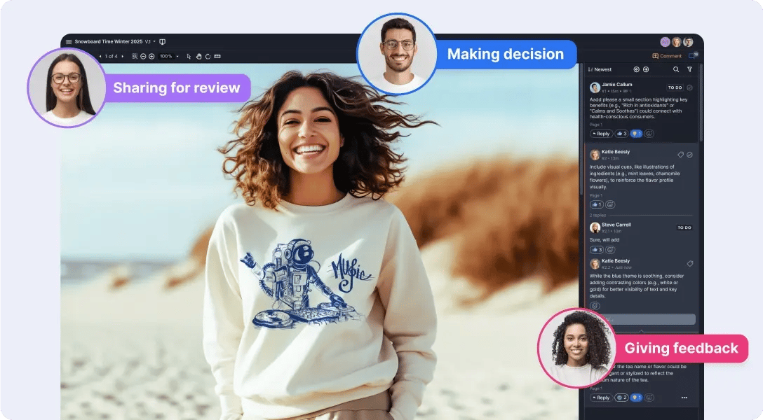 Seamless client collaboration for fashion industry in Ziflow proof viewer