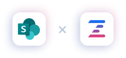 Sharepoint and Ziflow integration icons