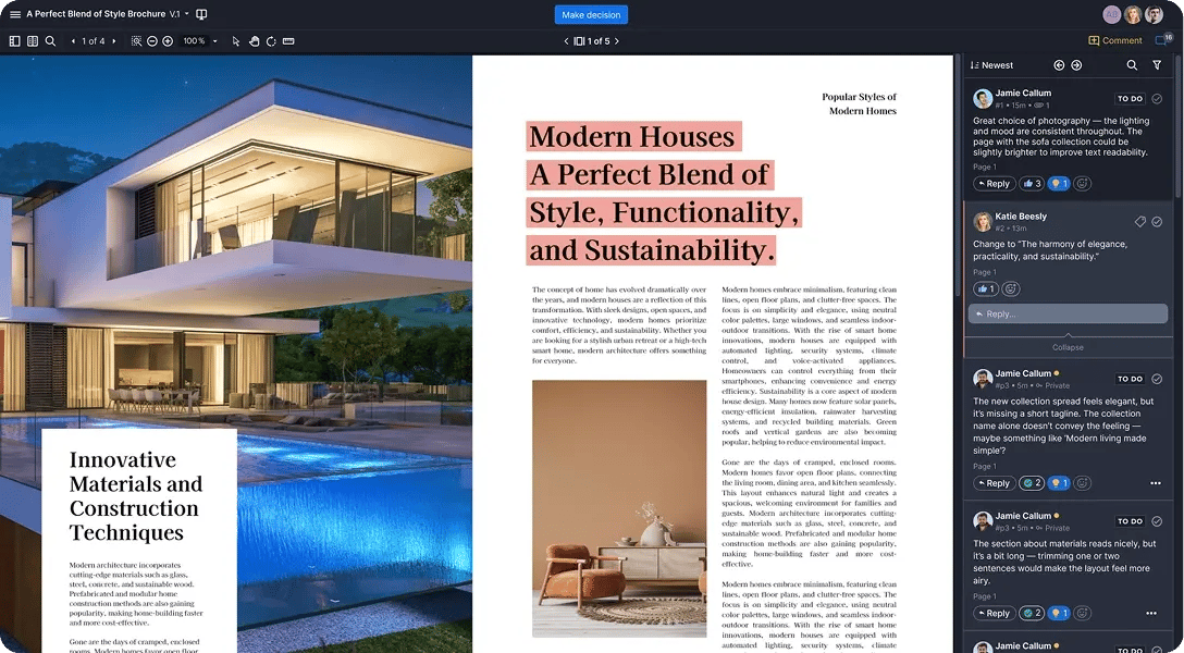 Streamline property marketing in Ziflow with markup and comments tools-1