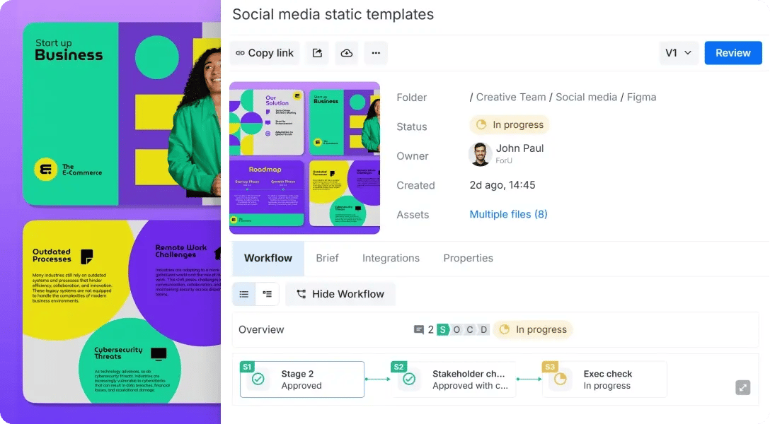 Streamline templates that help with approval process in Ziflow-1