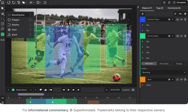 SuperAnnotate for AI teams and computer vision projects requiring hight-quality training data