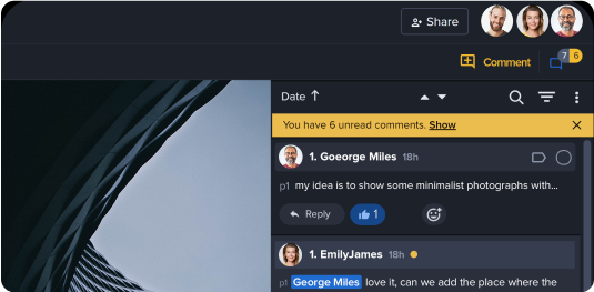 Utilize the @mention feature to ensure collaborators see your messages