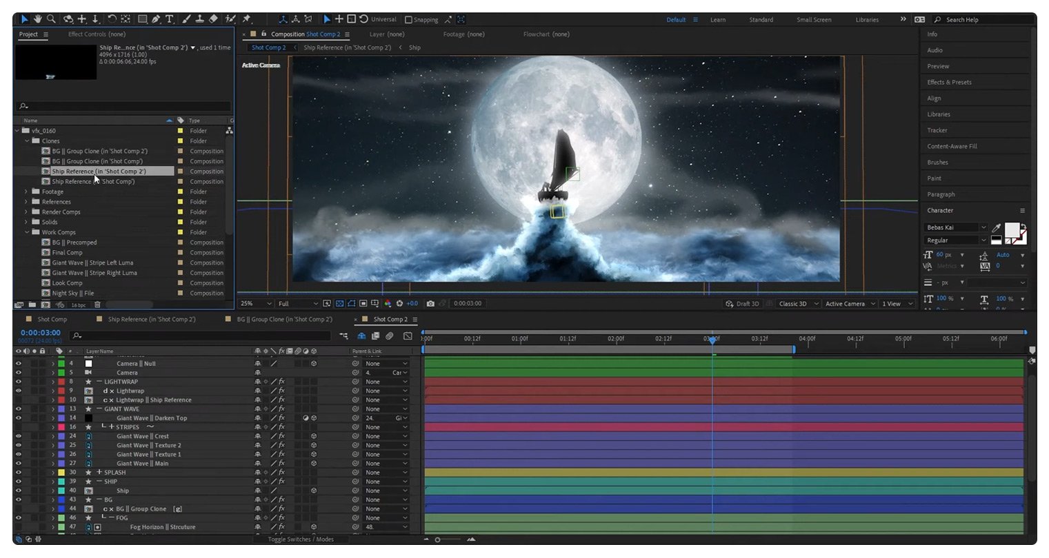 Workflower plugin for enhancing the organization and efficieny of After Effects projects