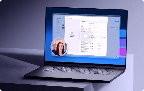 Ziflow Academy - Learn at your own pace, laptop with Ziflow Academy video