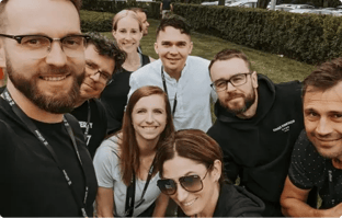 Ziflow employees smiling at camera-1