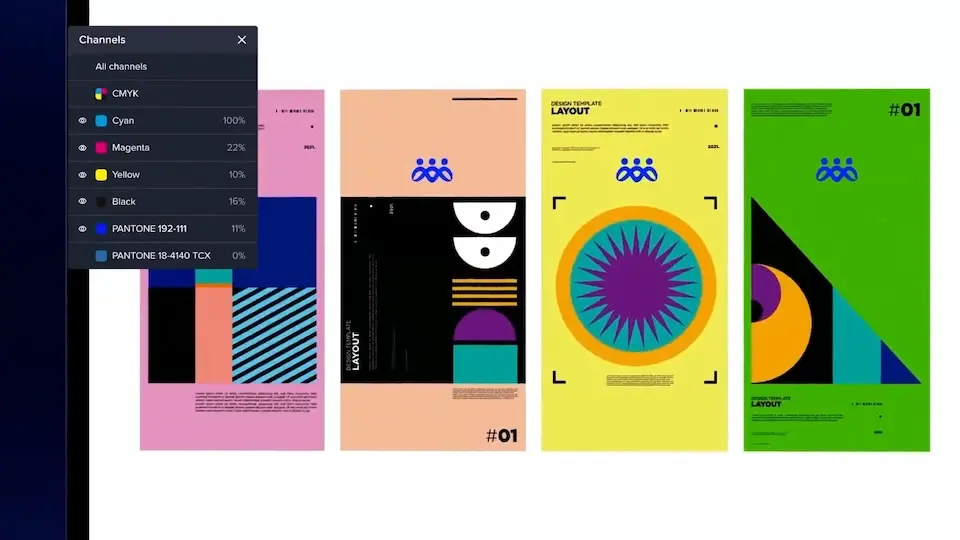 Ensure print accuracy with color separation - CMYK color analysis tool of Ziflow