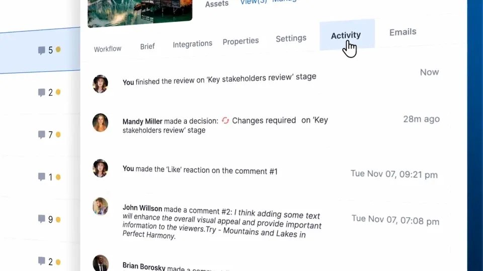 Track feedback and manage projects with clarity